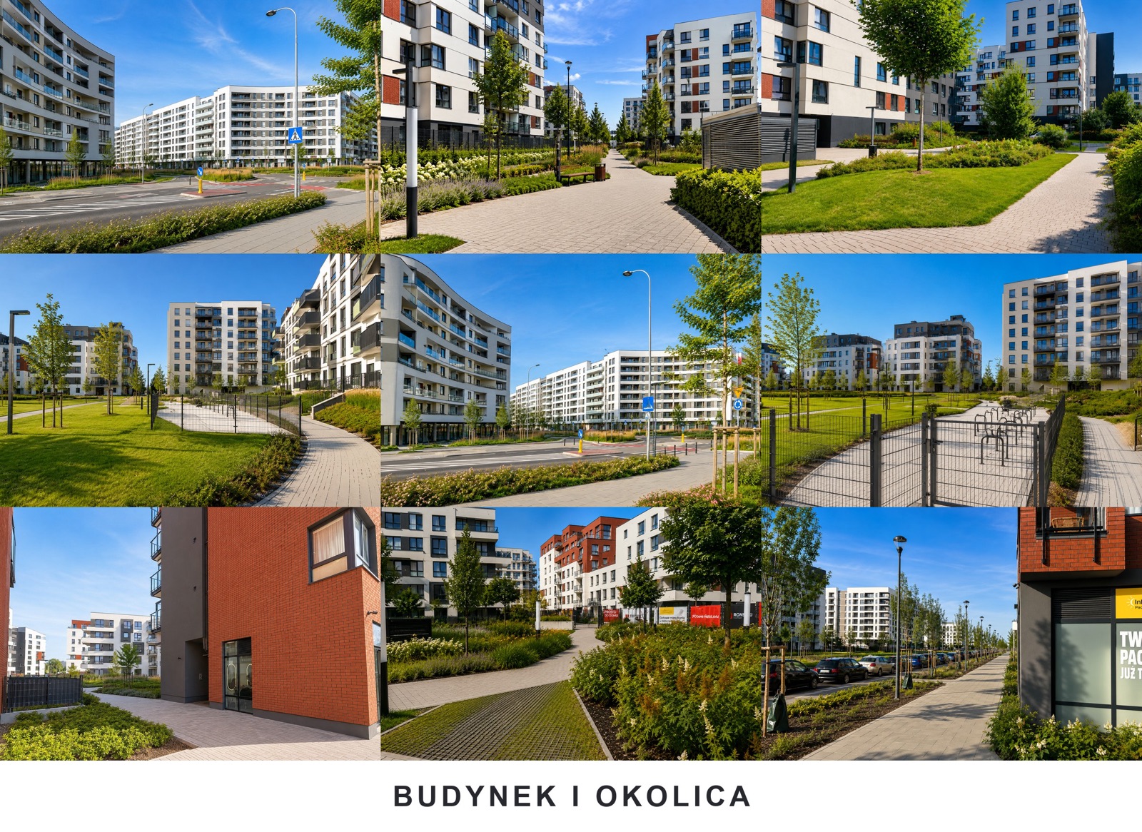 Budynek przy ul. Giserskiej 21 i okolica